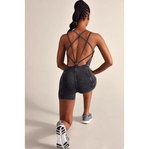 NWT FP Movement Hot Shot Shortsie / Washed Black